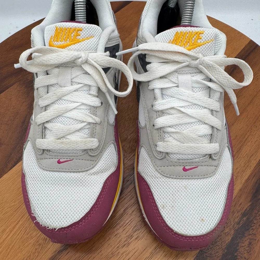 Nike Air Max Correlate Womens 7.5 White Dark Grey Bordeaux 511417-100 Sneakers - Picture 3 of 9